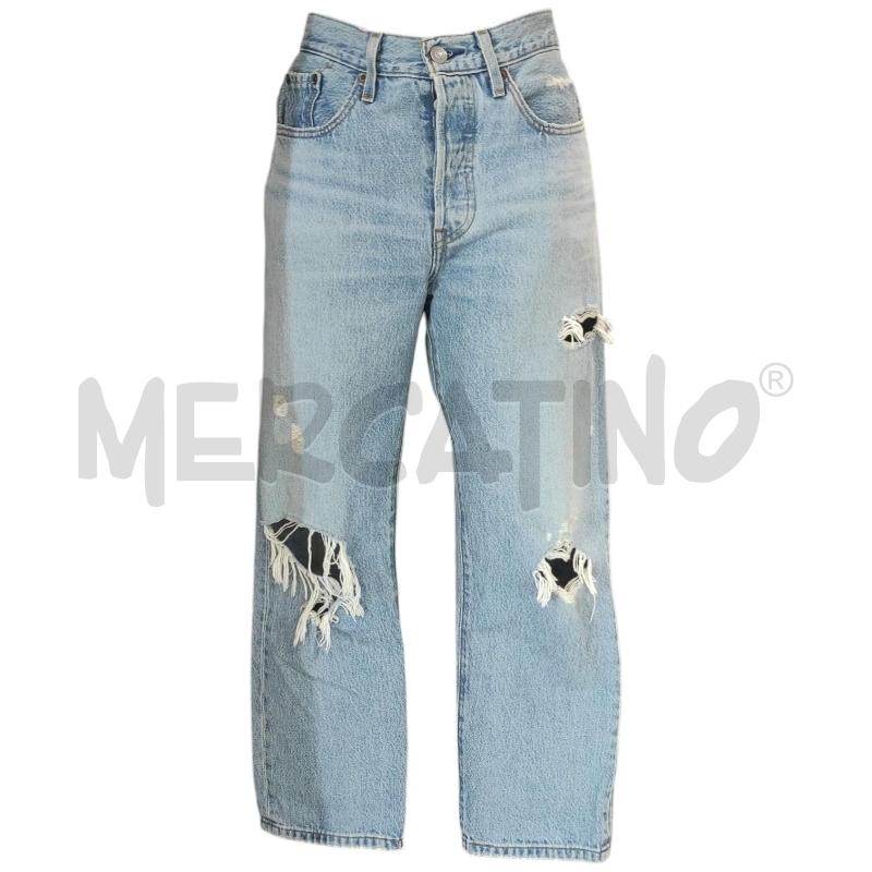 JEANS DONNA LEVI'S 501 TG. 26 CON STRAPPI  | Mercatino dell'Usato Salerno torrione 1