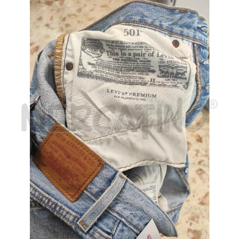 JEANS DONNA LEVI'S 501 TG. 26 CON STRAPPI  | Mercatino dell'Usato Salerno torrione 2