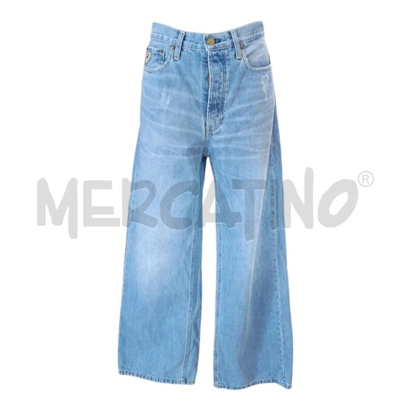 JEANS DONNA LOIS LAVAGGIO CHIARO WIDE LEG TG. 44 | Mercatino dell'Usato Salerno torrione 1
