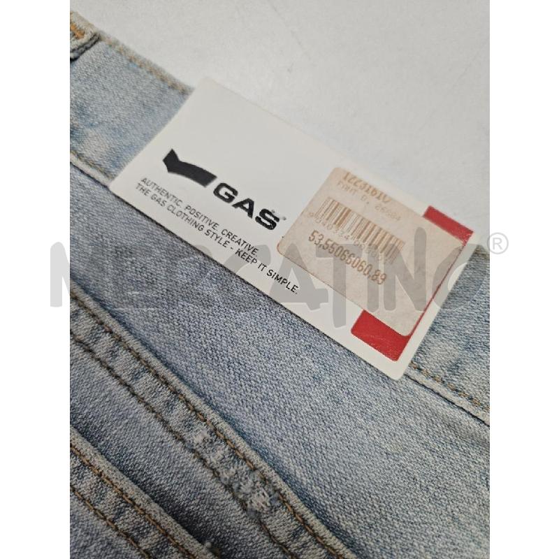 JEANS U GAS CHIARO NUOVO CARTELLINATO TG 32/46 | Mercatino dell'Usato Salerno torrione 4