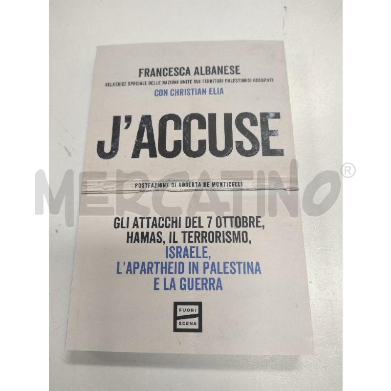 J'ACCUSE -  FRANCESCA ALBANESE | Mercatino dell'Usato Salerno torrione 1