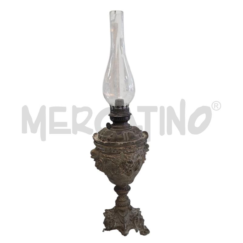 LAMPADA A OLIO INIZIO SECOLO PIEDE ROTTO | Mercatino dell'Usato Salerno torrione 2
