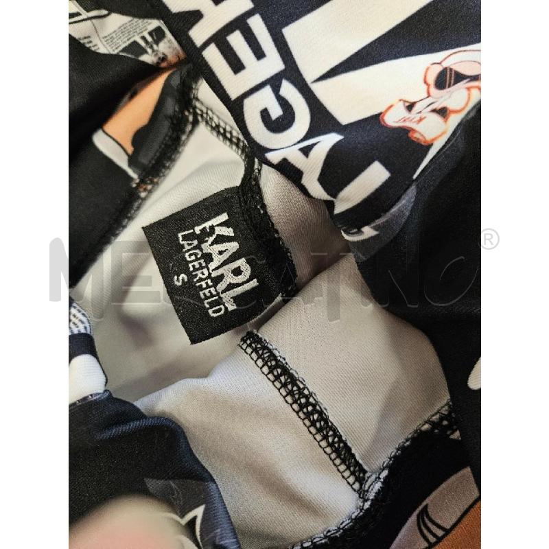 LEGGINGS DONNA KARL LAGERFELD NERO TG. S | Mercatino dell'Usato Salerno torrione 3