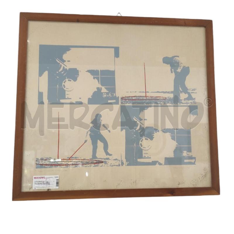 LITOGRAFIA FRANCO LONGO TEMPO ED ENTROPIA | Mercatino dell'Usato Salerno torrione 1