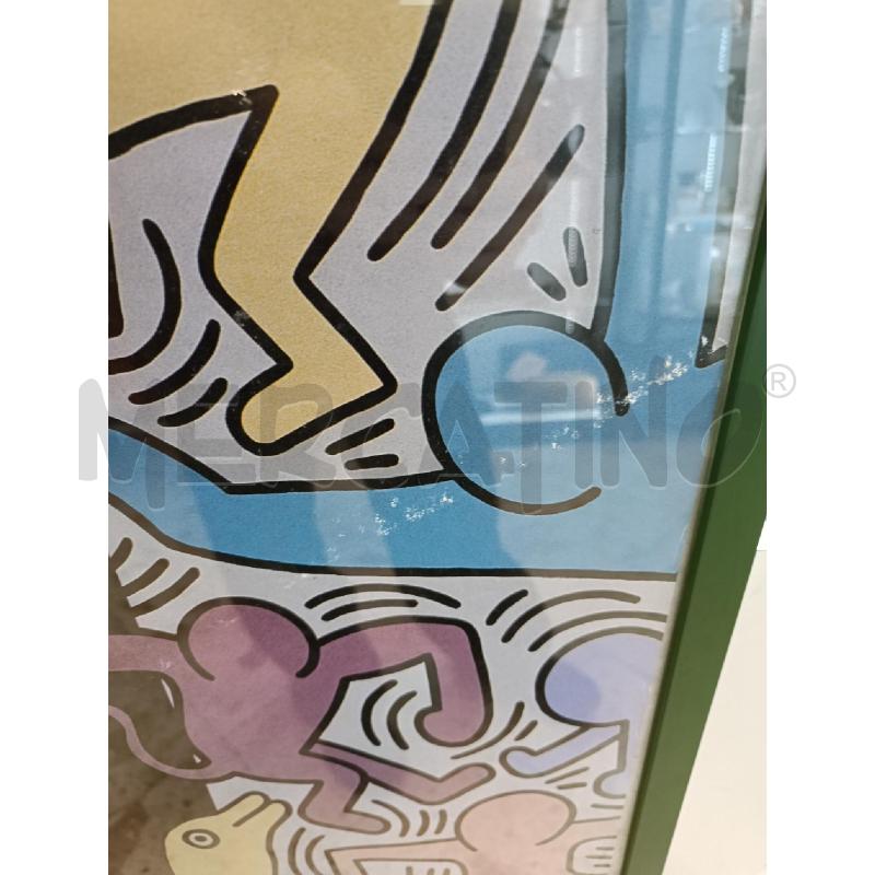 LOCANDINA KEITH HARING MOSTRA PISA 1999 2000 CON DIFETTI | Mercatino dell'Usato Salerno torrione 5