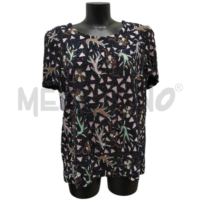 MAGLIA DONNA ESCADA BLU CON APPLICAZIONI TG. 40 FRANCESE | Mercatino dell'Usato Salerno torrione 1