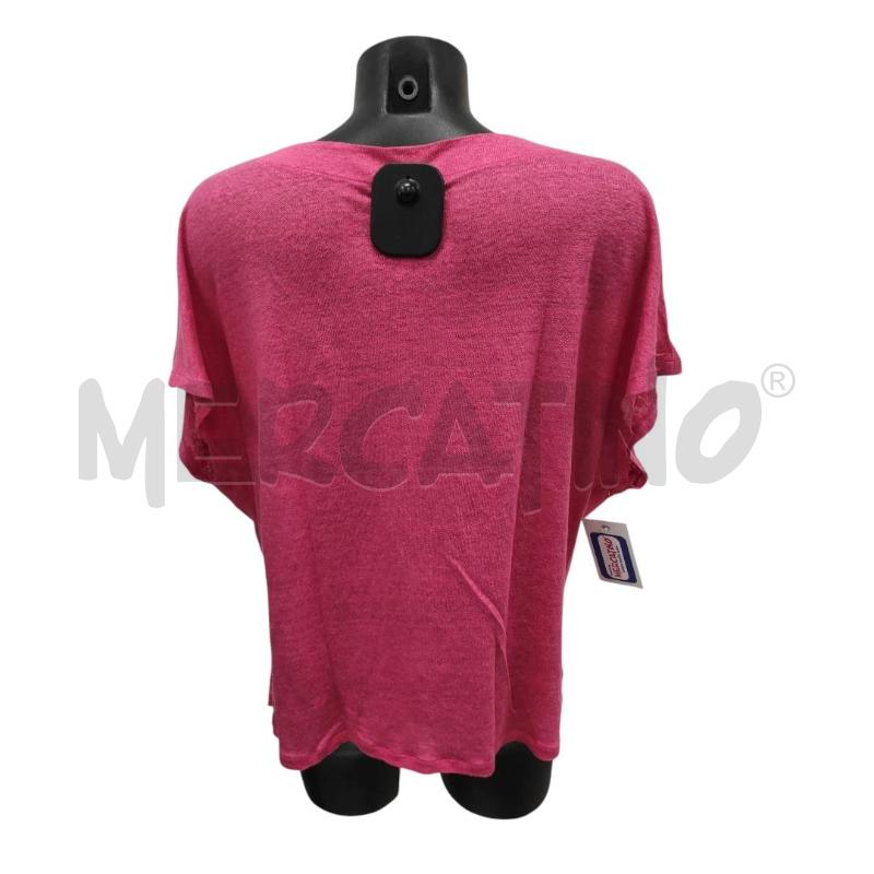 MAGLIA DONNA ROSA PUROTATTO ROSA TG. 44 LINO  | Mercatino dell'Usato Salerno torrione 2