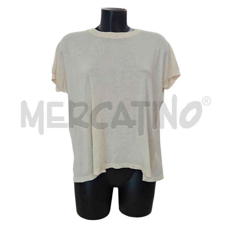 MAGLIA DONNA SUOLI BEIGE TG. 42 | Mercatino dell'Usato Salerno torrione 1