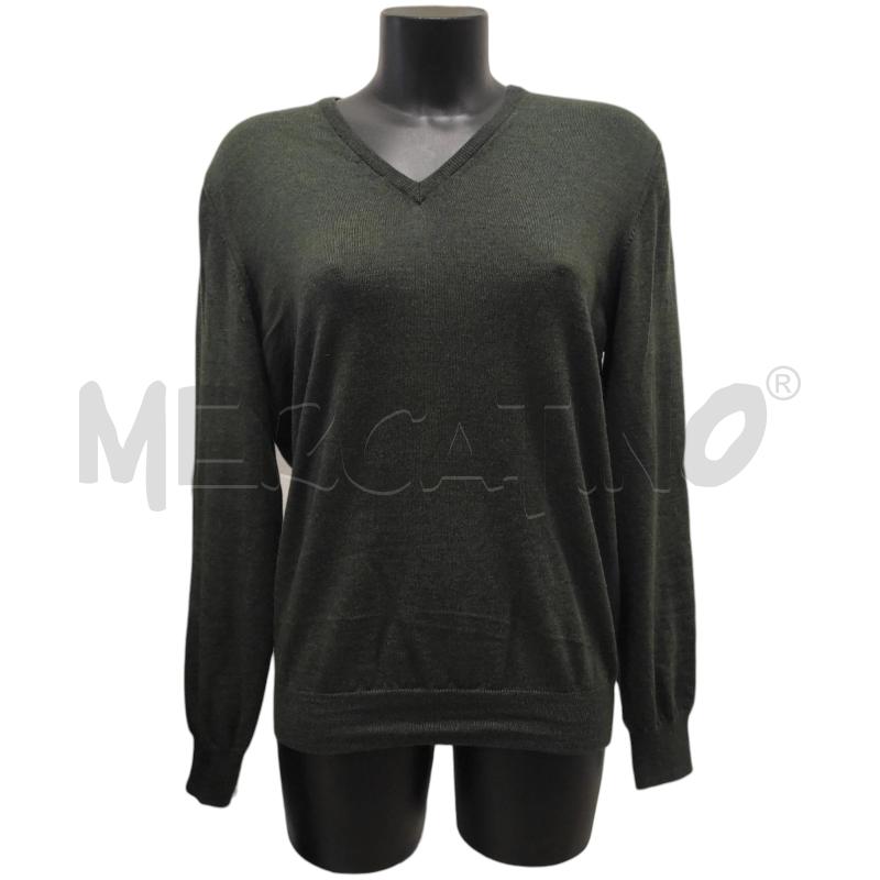 MAGLIA UOMO GRAN SASSO VERDE LANA VERGINE TG. 50 | Mercatino dell'Usato Salerno torrione 1