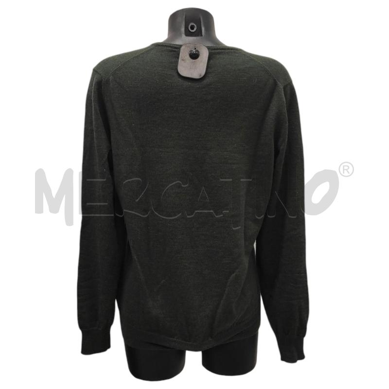 MAGLIA UOMO GRAN SASSO VERDE LANA VERGINE TG. 50 | Mercatino dell'Usato Salerno torrione 2