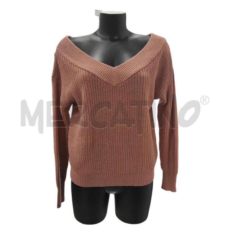 MAGLIONE DONNA DONDUP ROSA LANA MERINO TG. S | Mercatino dell'Usato Salerno torrione 1