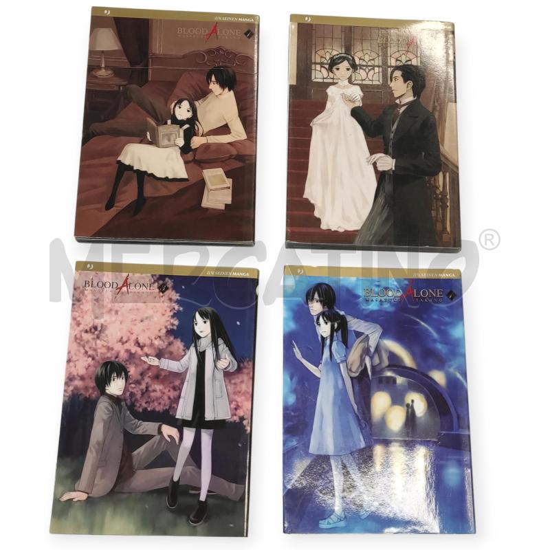 MANGA BLOOD ALONE 1-4 COMPLETO  | Mercatino dell'Usato Salerno torrione 1