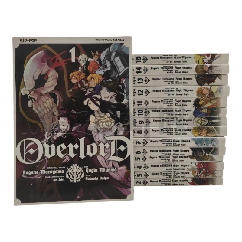 MANGA OVERLORD VOLUMI 1-15 | Mercatino dell'Usato Salerno torrione 1