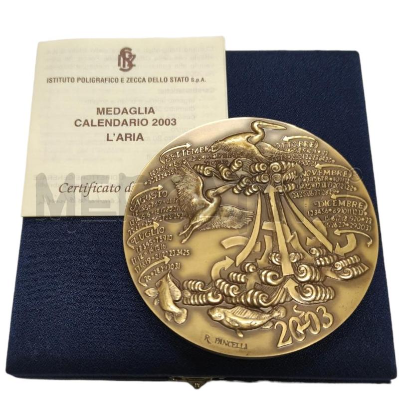 MEDAGLIA BRONZO CALENDARIO 2003 L'ARIA | Mercatino dell'Usato Salerno torrione 1