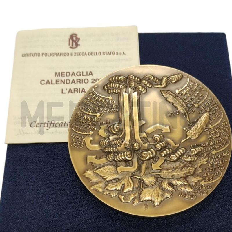 MEDAGLIA BRONZO CALENDARIO 2003 L'ARIA | Mercatino dell'Usato Salerno torrione 2