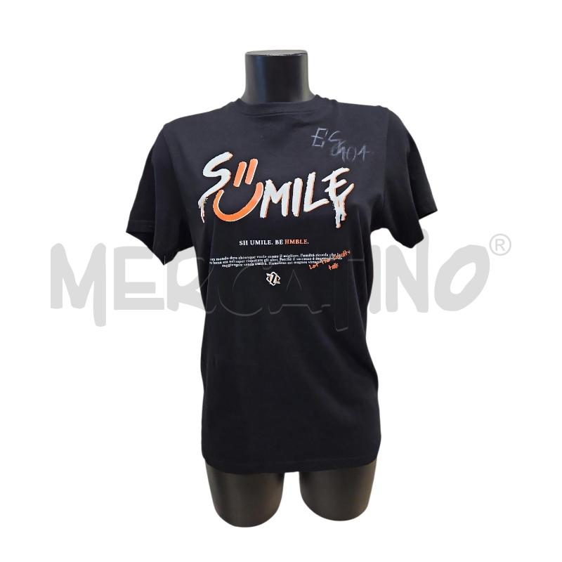 MERCATINOHUNT T SHIRT NERA ENDERGIRL TG. S  | Mercatino dell'Usato Salerno torrione 1