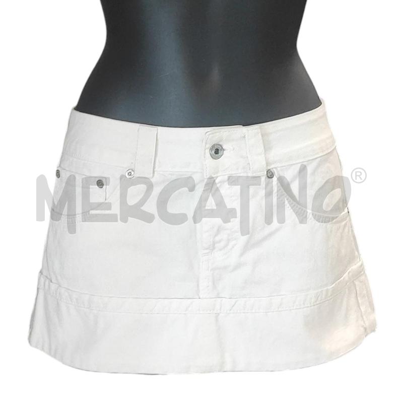 MINI GONNA DONDUP BIANCA TG. 40  | Mercatino dell'Usato Salerno torrione 1