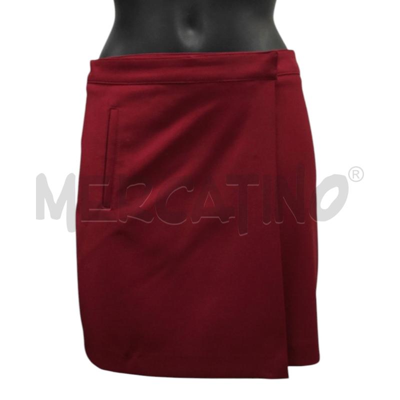 MINI GONNA SISLEY BORDEAUX TG. 42 | Mercatino dell'Usato Salerno torrione 1