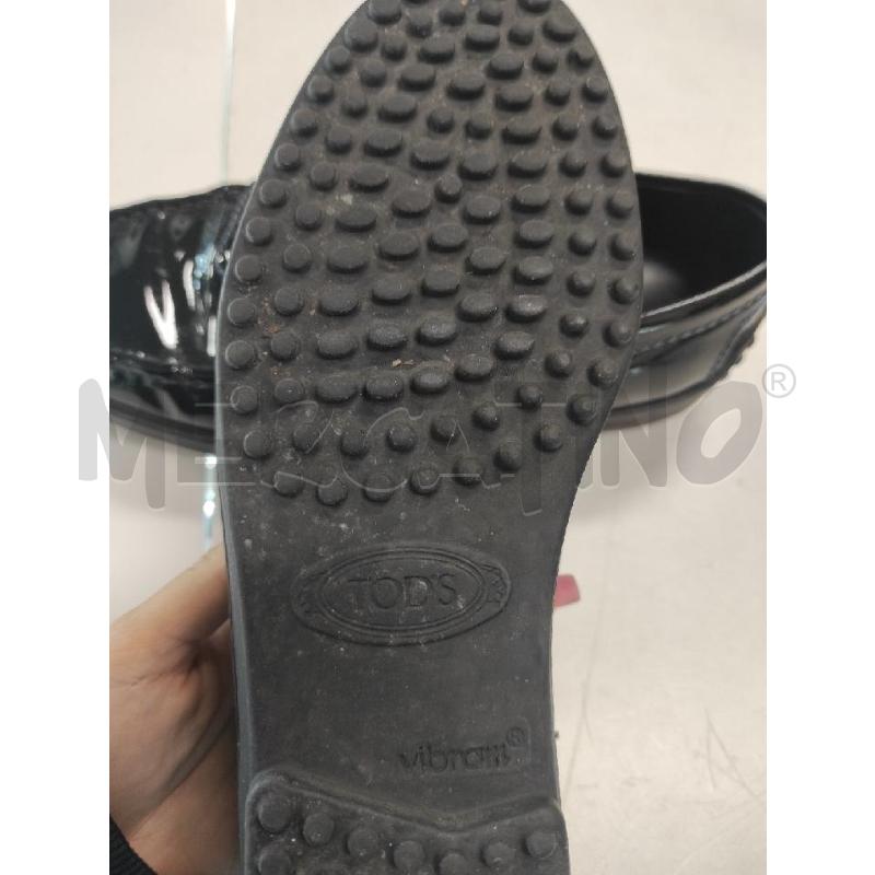 MOCASSINI DONNA TODS NERI VERNICE TG. 37  | Mercatino dell'Usato Salerno torrione 4