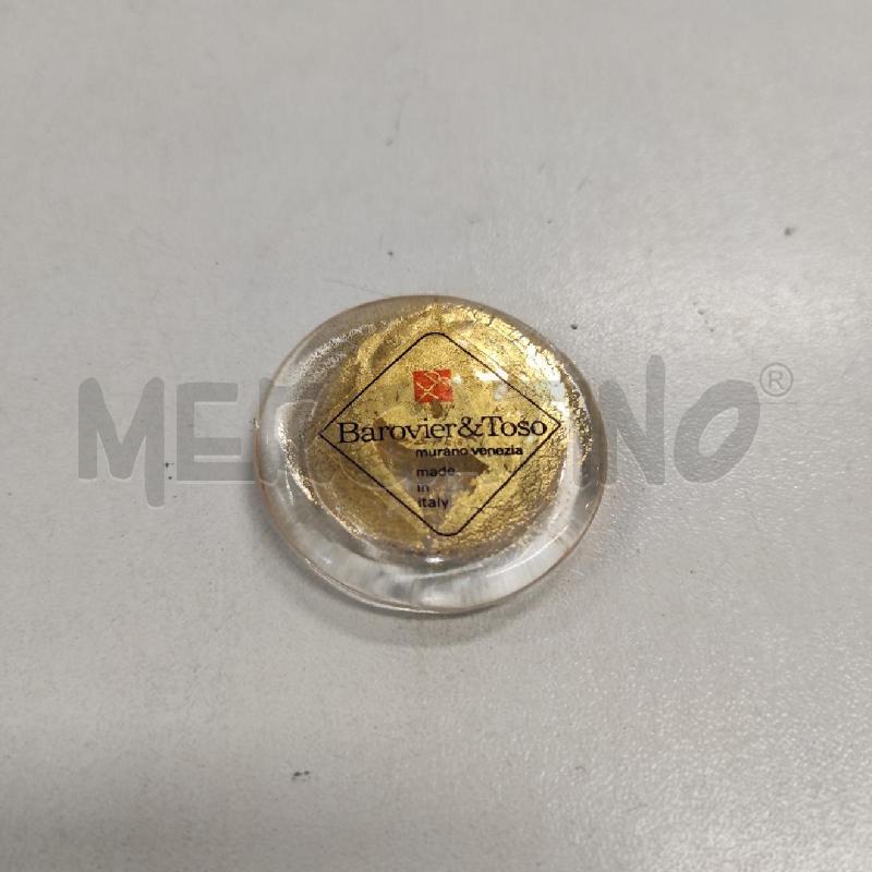 MONETA IN VETRO MURANO BAROVIER TOSO  | Mercatino dell'Usato Salerno torrione 2