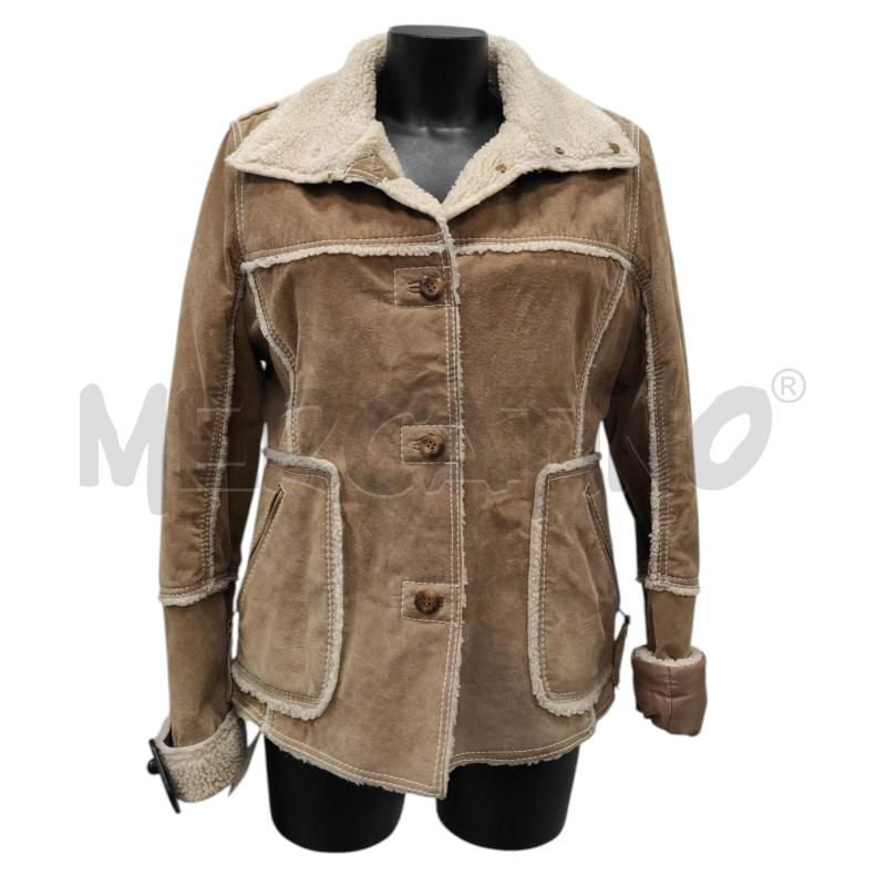 MONTONE DONNA CONBIPEL MARRONE TG. 44 | Mercatino dell'Usato Salerno torrione 1
