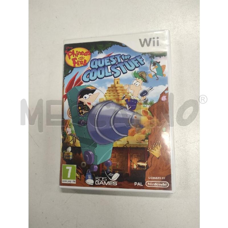 NINTENDO WII PHINEAS & FERB QUEST FOR COOL STUFF COMPLETO | Mercatino dell'Usato Salerno torrione 1