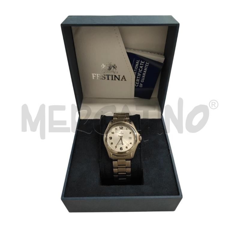 OROLOGIO DA POLSO FESTINA AL QUARZO CASSA E BRACCIALE IN TITANIO | Mercatino dell'Usato Salerno torrione 1