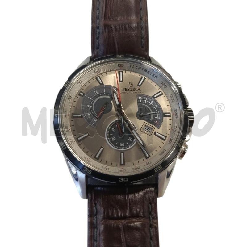 OROLOGIO DA POLSO FESTINA CRONOGRAFO QUADRANTE CHAMPAGNE  | Mercatino dell'Usato Salerno torrione 1
