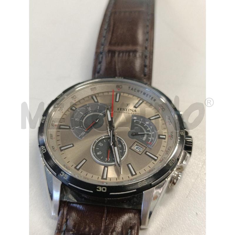 OROLOGIO DA POLSO FESTINA CRONOGRAFO QUADRANTE CHAMPAGNE  | Mercatino dell'Usato Salerno torrione 3