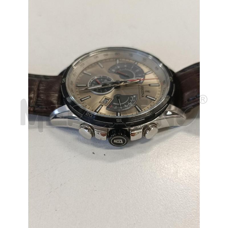 OROLOGIO DA POLSO FESTINA CRONOGRAFO QUADRANTE CHAMPAGNE  | Mercatino dell'Usato Salerno torrione 4