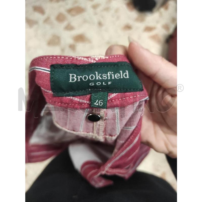 PANTALONE DONNA BROOKSFIELD ROSSO A RIGHE TG. 46 | Mercatino dell'Usato Salerno torrione 2