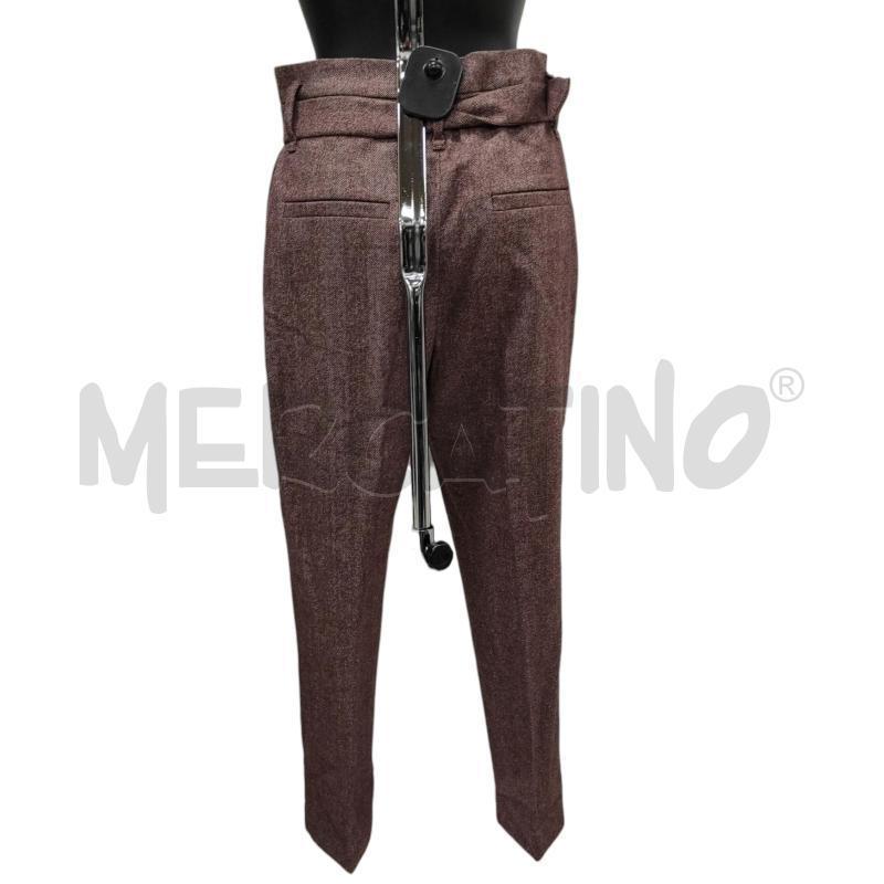 PANTALONE DONNA BRUNELLO CUCINELLI SPIGATO ROSSO TG. 42 | Mercatino dell'Usato Salerno torrione 2
