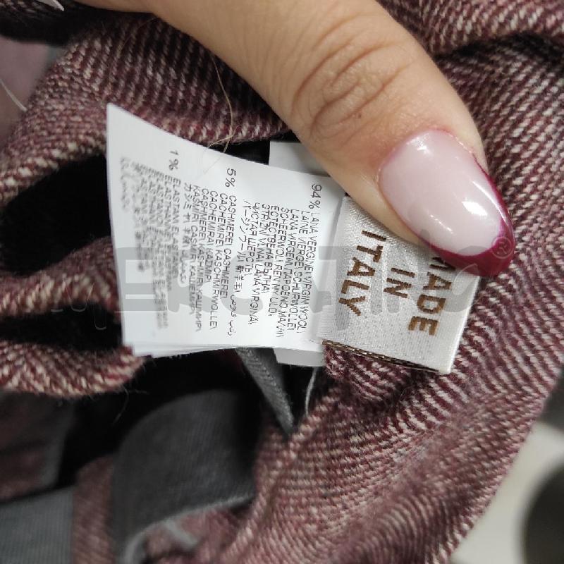 PANTALONE DONNA BRUNELLO CUCINELLI SPIGATO ROSSO TG. 42 | Mercatino dell'Usato Salerno torrione 4