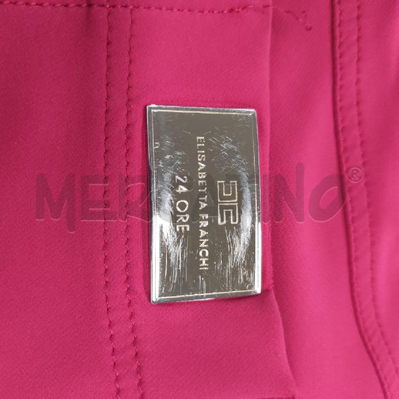 PANTALONE DONNA ELISABETTA FRANCHI FUCSIA TG. 38 | Mercatino dell'Usato Salerno torrione 4