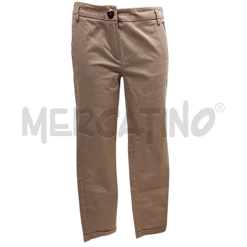 PANTALONE DONNA EMME MARELLA MARRONCINO TG. 42 | Mercatino dell'Usato Salerno torrione 1