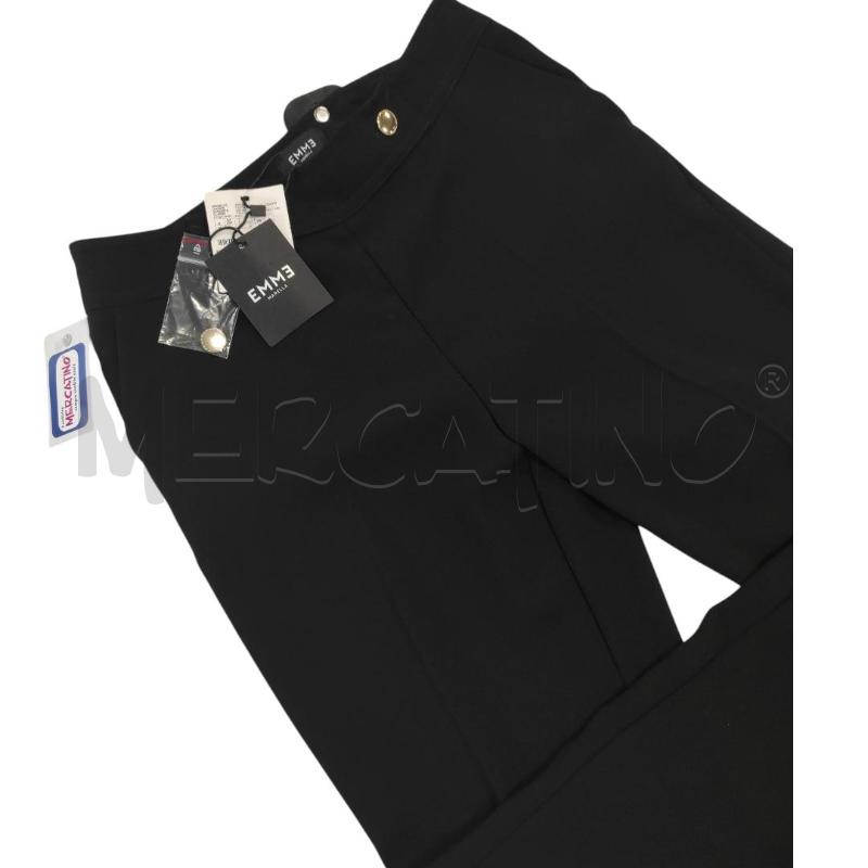 PANTALONE DONNA EMME MARELLA NERO TG. 44 CARTELLINATO  | Mercatino dell'Usato Salerno torrione 1