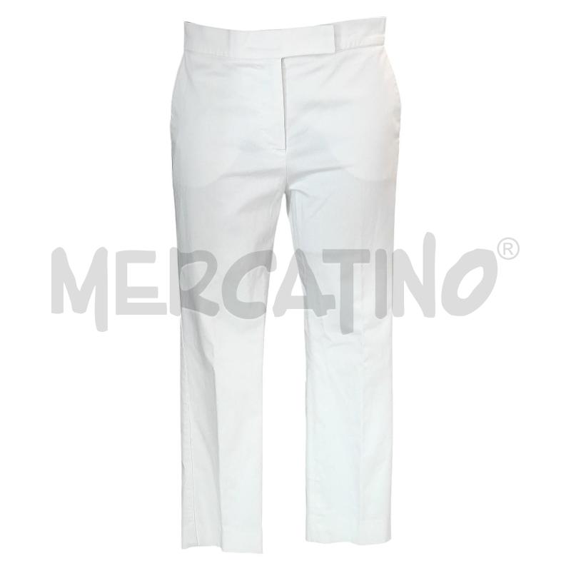 PANTALONE DONNA INTREND BIANCO TG. 44 | Mercatino dell'Usato Salerno torrione 1