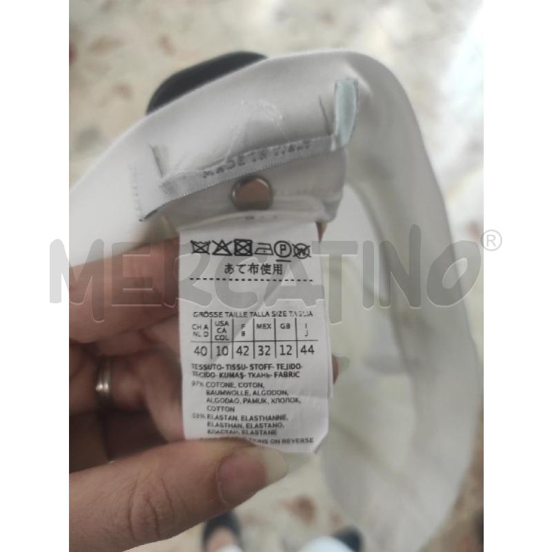 PANTALONE DONNA INTREND BIANCO TG. 44 | Mercatino dell'Usato Salerno torrione 2