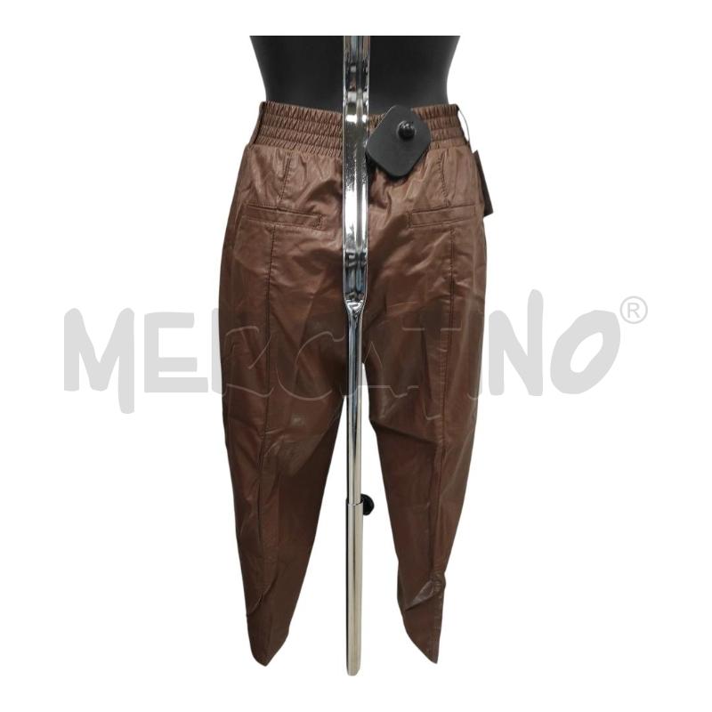 PANTALONE DONNA INTREND PENNYBLACK MARRONE SIMILPELLE TG. S | Mercatino dell'Usato Salerno torrione 2