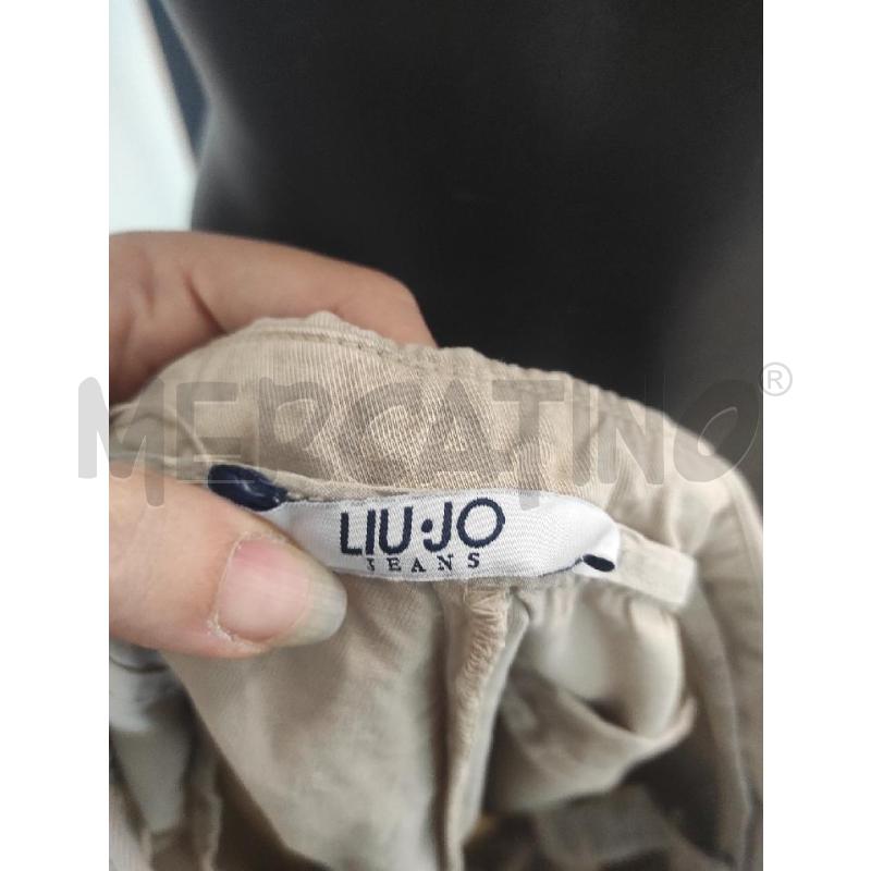 PANTALONE DONNA LIUJO BEIGE TG. 44 CON RICAMO A VITA | Mercatino dell'Usato Salerno torrione 2