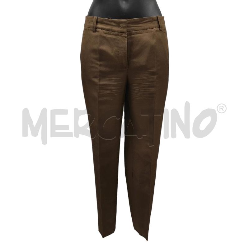 PANTALONE DONNA LUISA SPAGNOLI MARRONE TG. 40 | Mercatino dell'Usato Salerno torrione 1