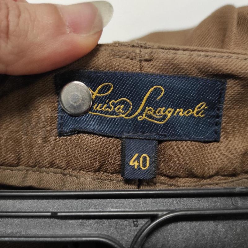 PANTALONE DONNA LUISA SPAGNOLI MARRONE TG. 40 | Mercatino dell'Usato Salerno torrione 2