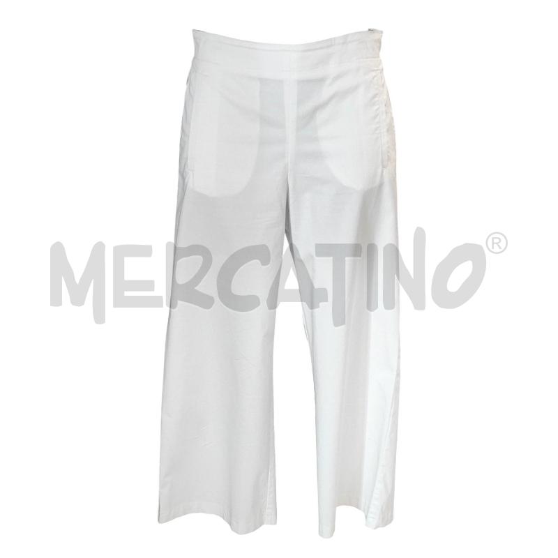 PANTALONE DONNA MARELLA BIANCO PALAZZO TG. 38 | Mercatino dell'Usato Salerno torrione 1