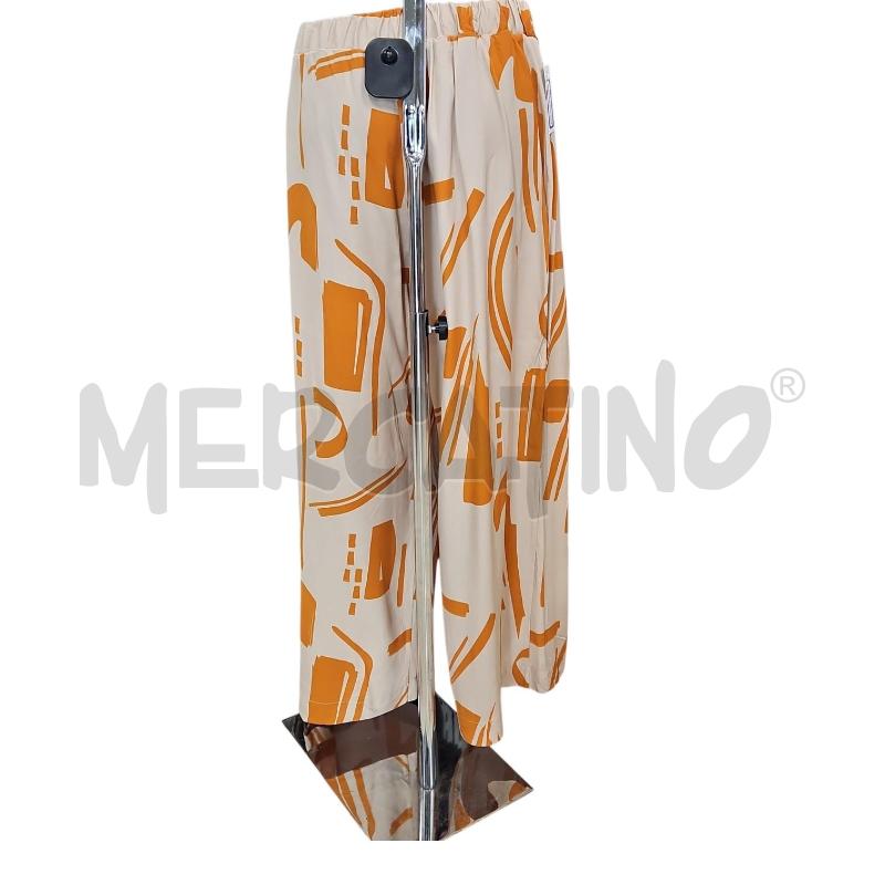 PANTALONE DONNA MEME ROAD BEIGE ARANCIO FANTASIA TG. 46 | Mercatino dell'Usato Salerno torrione 2