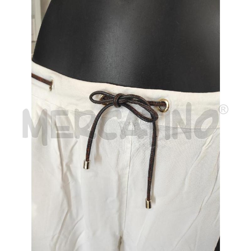 PANTALONE DONNA NUVOLA BIANCO CON ELASTICO TG. 48  | Mercatino dell'Usato Salerno torrione 2