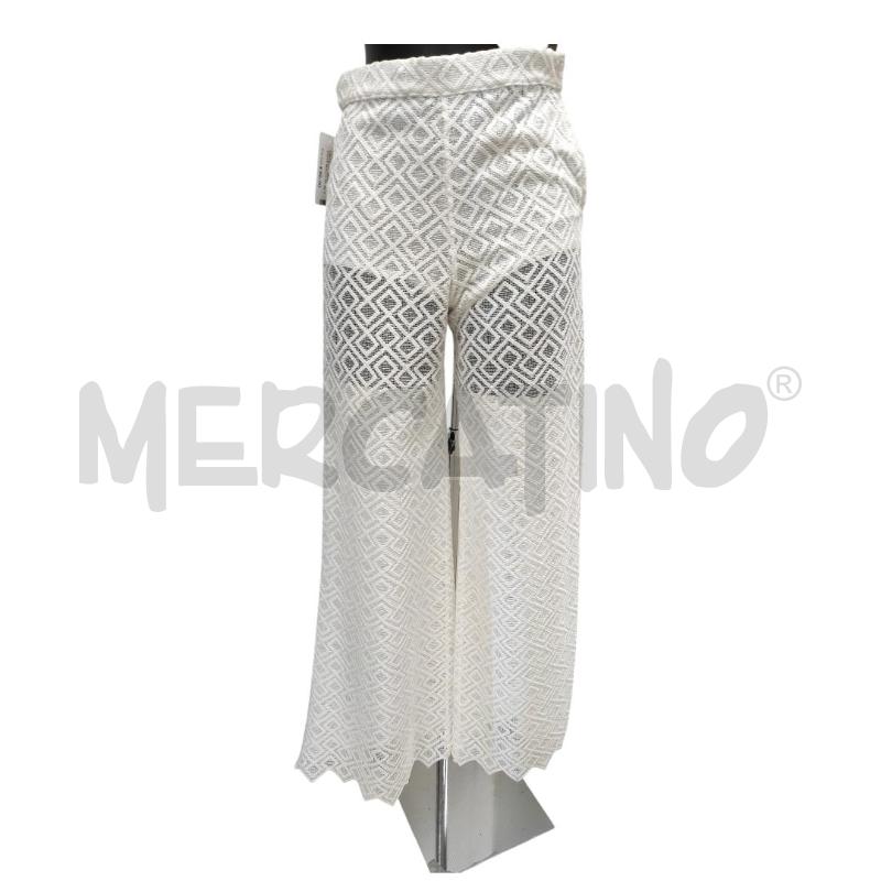 PANTALONE DONNA SAINT BARTH BIANCO TRAFORATO TG. S | Mercatino dell'Usato Salerno torrione 1
