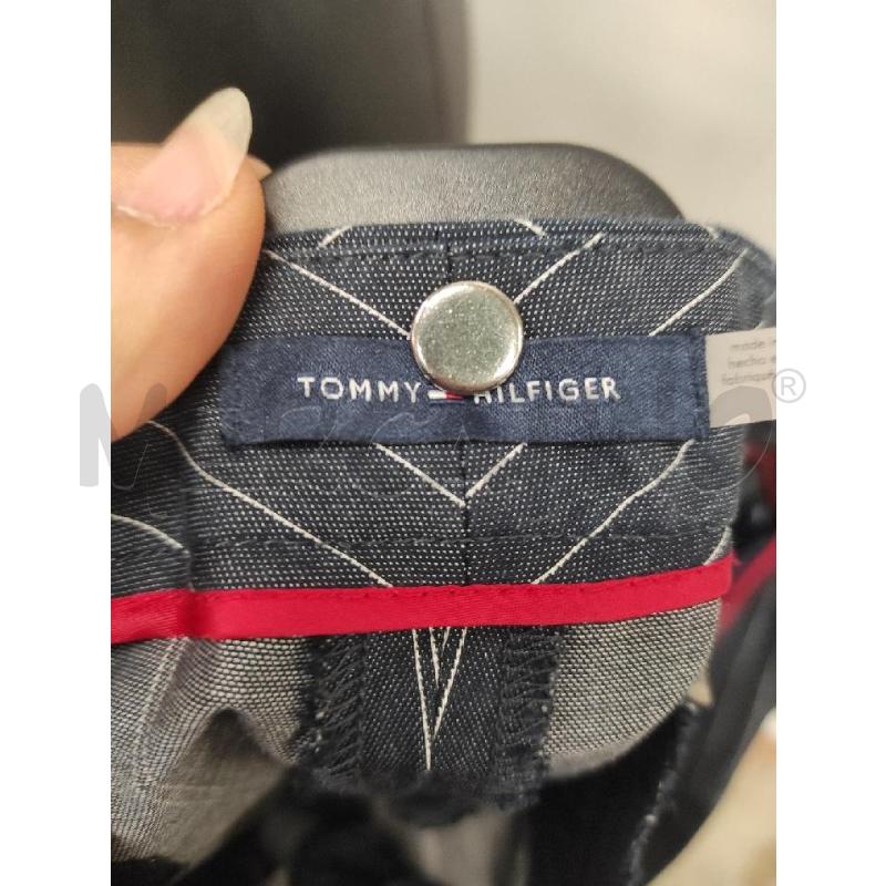 PANTALONE DONNA TOMMY HILFIGER BLU GESSATO TG. XL | Mercatino dell'Usato Salerno torrione 2