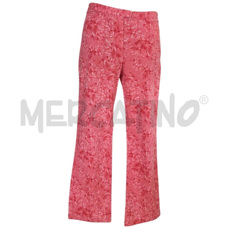 PANTALONE DONNA VALENTINO ROSA FANTASIA DRAPPEGGIO TG. 46 | Mercatino dell'Usato Salerno torrione 1