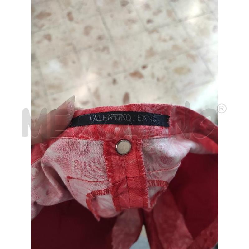 PANTALONE DONNA VALENTINO ROSA FANTASIA DRAPPEGGIO TG. 46 | Mercatino dell'Usato Salerno torrione 2