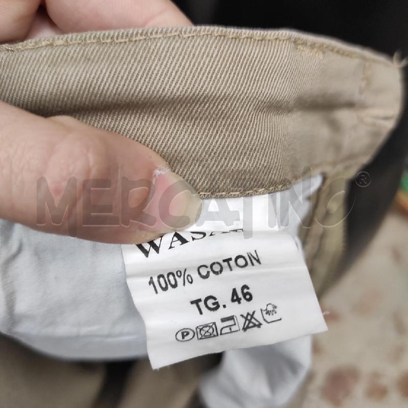 PANTALONE UOMO WASABI MARRONCINO CARGO TG. 46 | Mercatino dell'Usato Salerno torrione 3